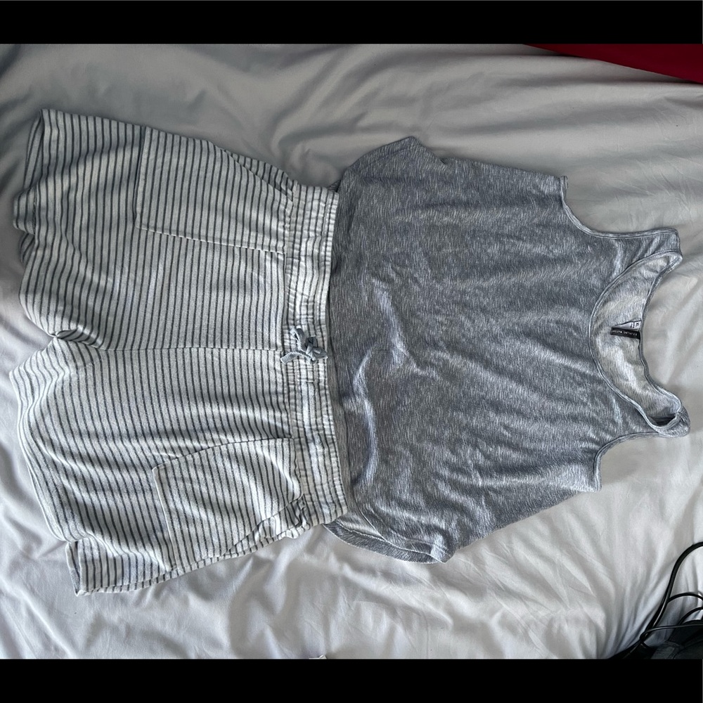 Jaclyn Intimates 3 pc Cardigan, Tank Top and Shorts Pajama Set